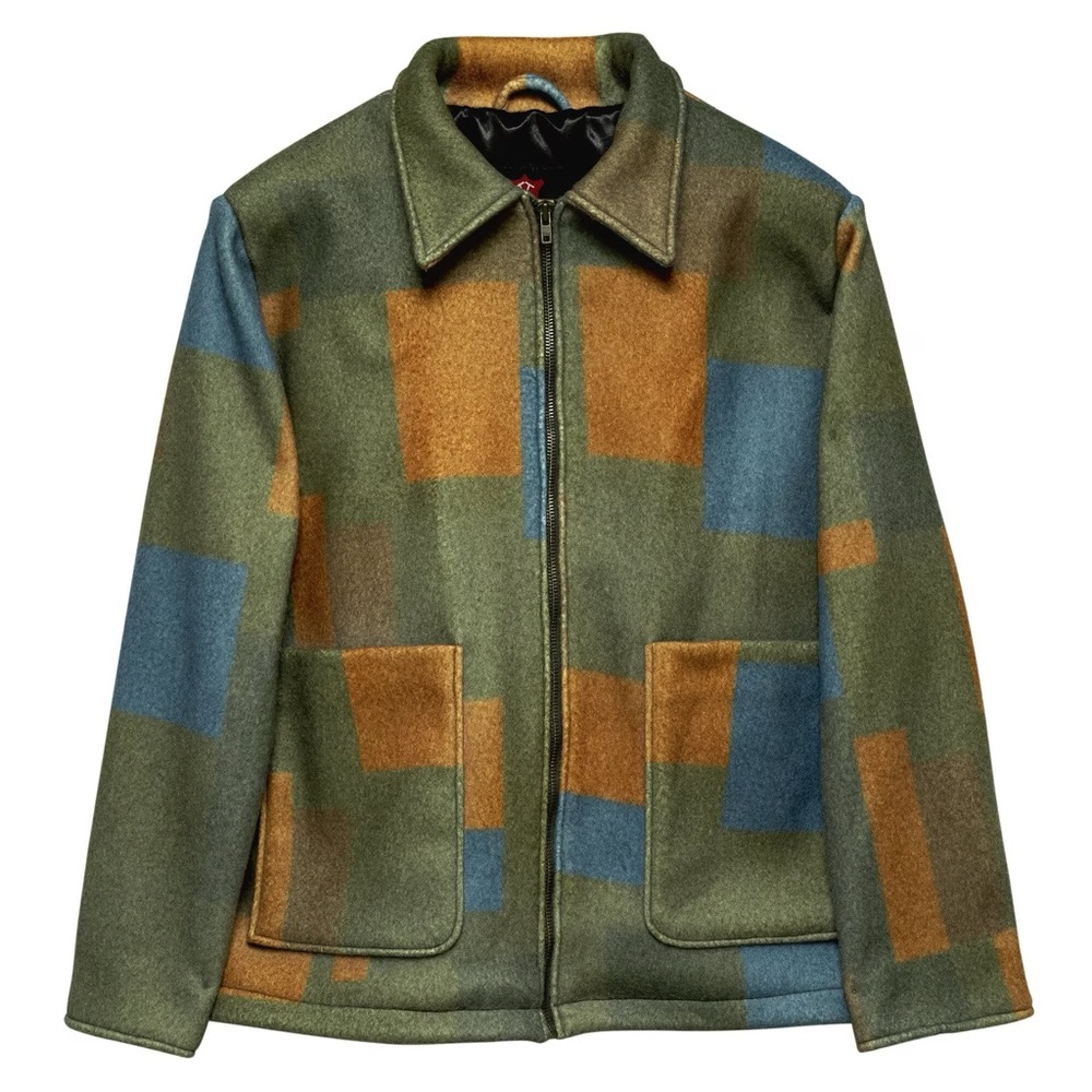 Patchwork jacket. Great color blocking and colors.  NEW. OFFERS considered! - Picture 3 of 3